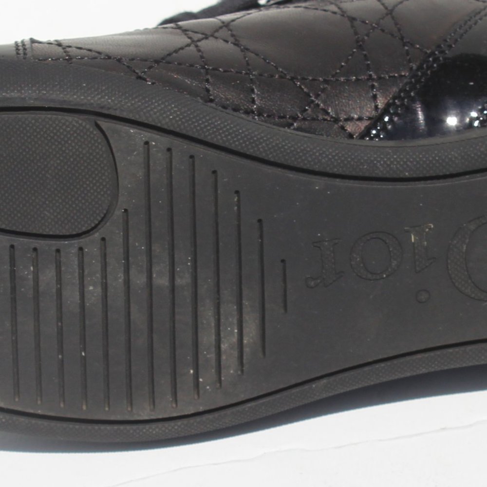 Black Christian Dior Sprint Basket High Top Shoes Sneakers Size 7 -SOLD - Picture 9 of 10